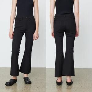 NWT Rag & Bone Stretch High Rise Slim Fit Casey Flare Pants Black Size: 8